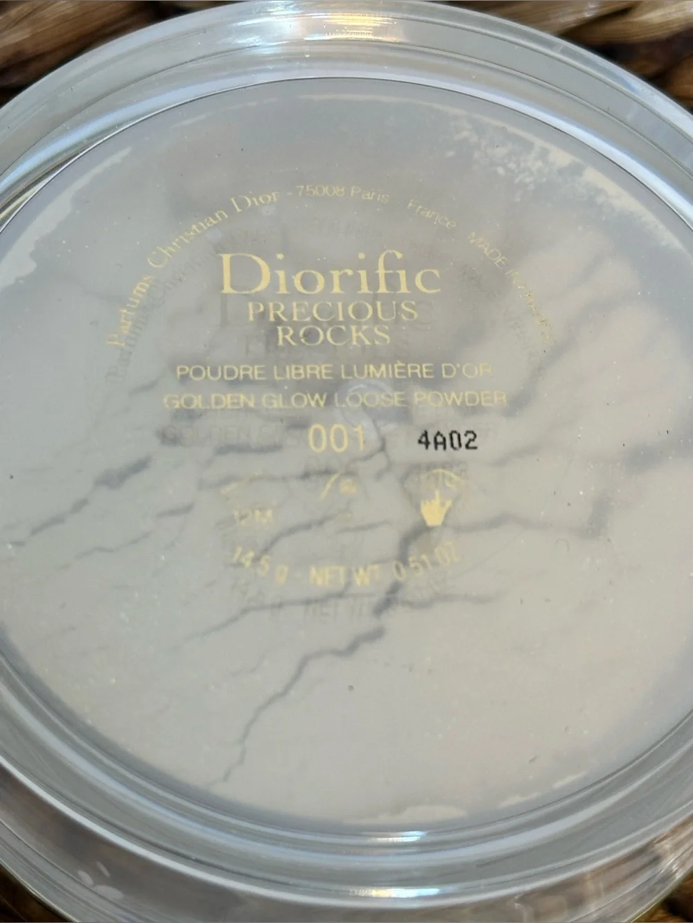 NIB Dior Diorific loose powder 001 precious rocks golden glow